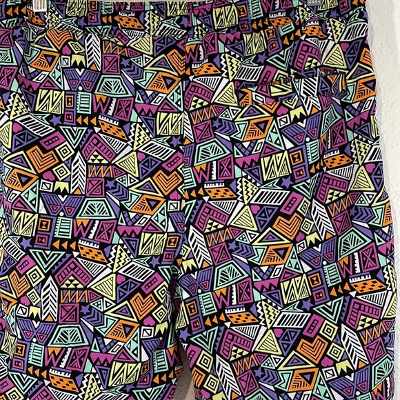 Fresh Prints of Bel Air All Over Print Geometric Shorts Swim Trunks 90s Style XL - Picture 4 of 5